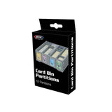 BCW Card Bin partitions (12 pack) (3 color options)