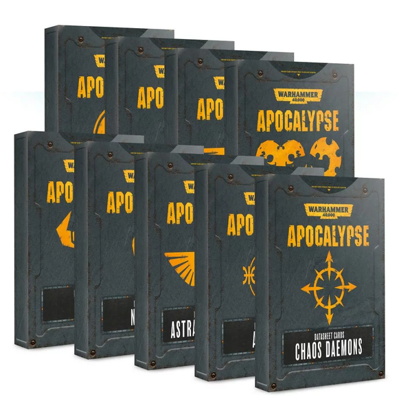 Apocalypse Datasheet faction cards ( 9 variants )