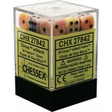 Chessex : 12mm d6 set Circus w/Black