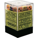 Chessex : 12mm d6 set Circus w/Black