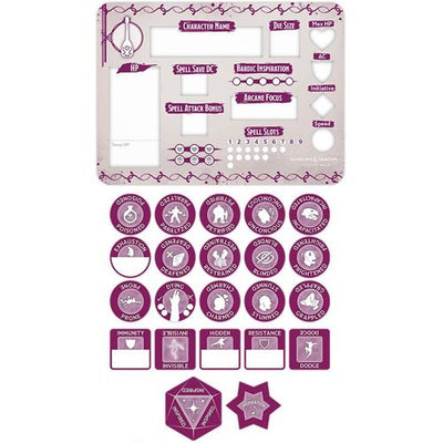 Dungeons & Dragons - Bard token set