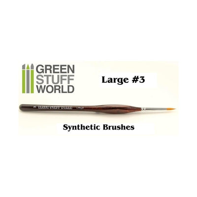 Large #3 synthetic brush