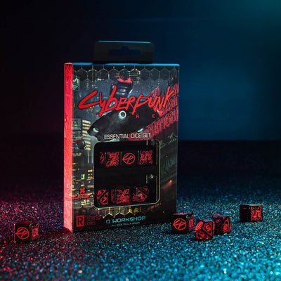 Cyberpunk essential dice set