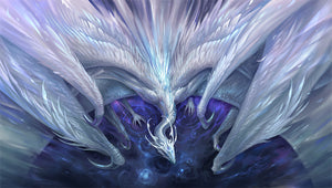 gamermats - White Crystal Dragon