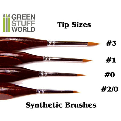 Large #3 synthetic brush