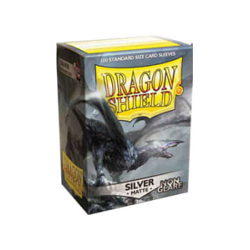 Dragon Shield:  Silver - Non-glare Matte (100)