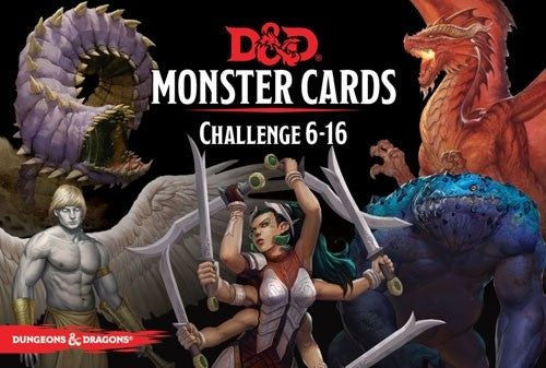 Dungeons & Dragons - Monster Cards : Challenge 6-16
