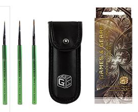 Games & Gears : Masters Core Series 4 Synthetic Brush Set