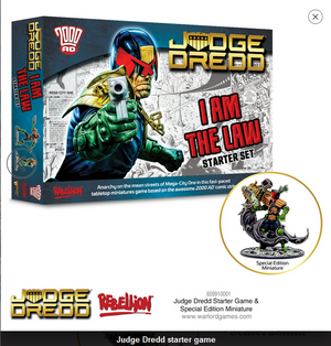 Judge Dredd starter game