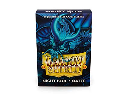 Dragon Shield: Night Blue - matte (60 count Japanese size)
