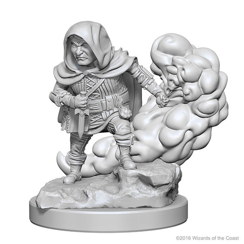 Nolzur`s Marvelous Unpainted Miniatures: W1 Halfling Male Rogue