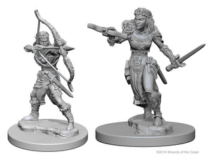 Nolzur`s Marvelous Unpainted Miniatures: W1 Elf Female Ranger