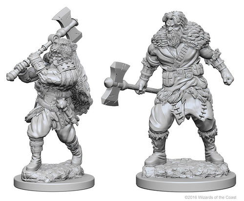 Nolzur`s Marvelous Unpainted : W1 Human Male Barbarian