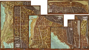 Waterdeep: City Wards Map