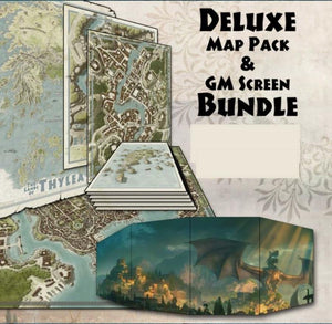 Odyssey of the Dragonlords RPG: map pack & GM screen
