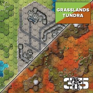 Battletech - Tundra/Grasslands E battlemat