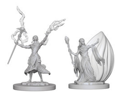 Nolzur`s Marvelous Unpainted Miniatures: W3 Elf Female Wizard