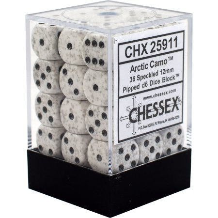 Chessex : 12mm d6 set Arctic Camo