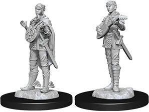 Nolzur`s Marvelous Unpainted Miniatures: W7 Female Half-Elf Bard