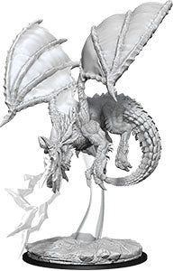 Nolzur`s Marvelous Unpainted Miniatures: W8 Young Blue Dragon