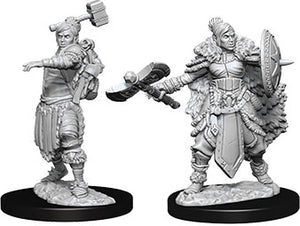Nolzur`s Marvelous Unpainted : W9 Female Half-Orc Barbarian