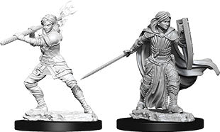Nolzur`s Marvelous Unpainted Miniatures: W10 Female Human Paladin