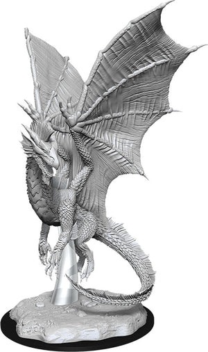 Nolzur`s Marvelous Unpainted Miniatures: W14 Young Silver Dragon