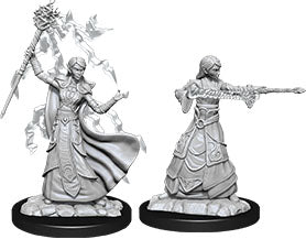 Nolzur`s Marvelous Unpainted Miniatures: W12 Female Elf Wizard