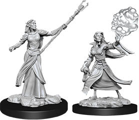 Nolzur`s Marvelous Unpainted Miniatures: W12 Female Elf Sorcerer