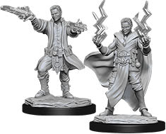 Nolzur`s Marvelous Unpainted Miniatures: W12 Male Human Sorcerer