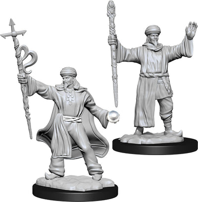 Nolzur`s Marvelous Unpainted Miniatures: W13 Human Wizard Male