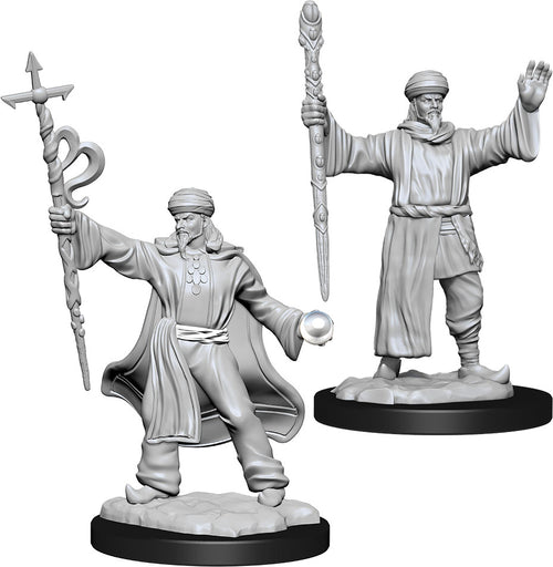 Nolzur`s Marvelous Unpainted Miniatures: W13 Human Wizard Male
