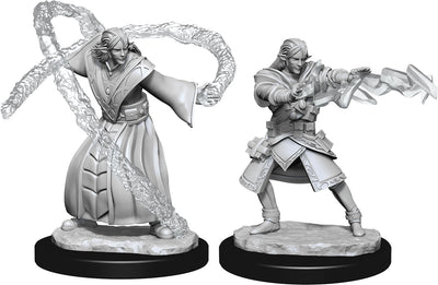 Nolzur`s Marvelous Unpainted Miniatures: W13 Elf Wizard Male