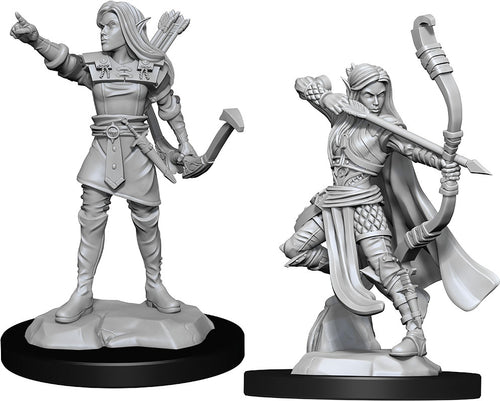 Nolzur`s Marvelous Unpainted Miniatures: W13 Elf Ranger Female