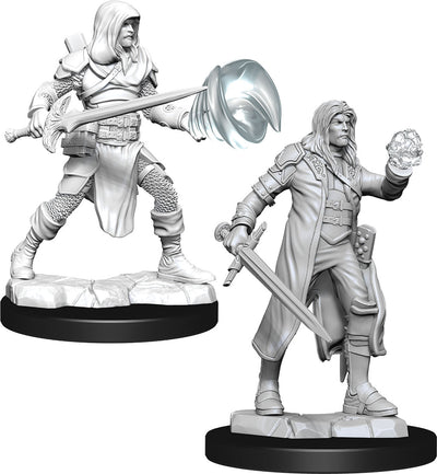Nolzur`s Marvelous Unpainted Miniatures: W13 Multiclass Fighter + Wizard Male