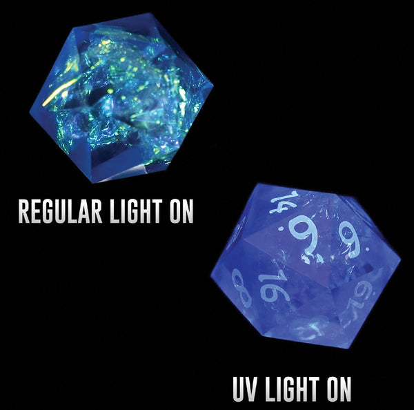 RPG Dice Set (7): Cloak & Dagger - Blue