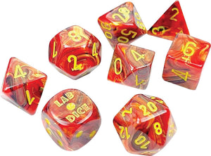 Lab Dice 5 Vortex: Poly Underworld/yellow (7)