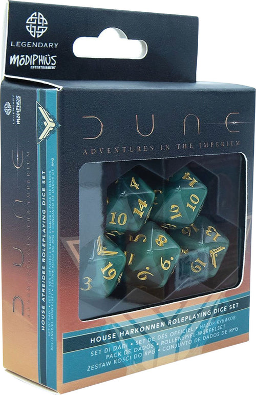 Dune RPG: Dice Set - Atreides