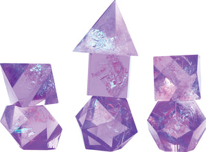 RPG Dice Set (7): Cloak & Dagger - Purple