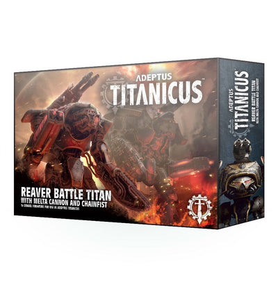 Adeptus Titanicus - Reaver Battle Titan with melta cannon and chainfist