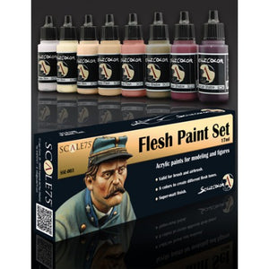 Flesh paint set