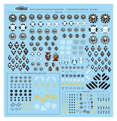 Legio Metalica Transfer Sheet