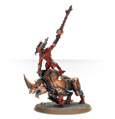 Herald on Juggernaut of Khorne