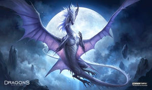 gamermats - White Dragon of the Night
