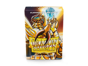 Dragon Shield: Gold - matte (60 count Japanese size)