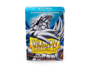 Dragon Shield: Silver - matte (60 count Japanese size)