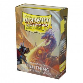 Dragon Shield: Lightning - matte (60 count Japanese size)