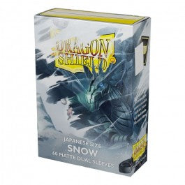 Dragon Shield: Snow - matte (60 count Japanese size)
