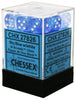 Chessex : 12mm d6 set Sky blue w/white
