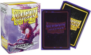 Dragon Shield: Clear Purple - Matte (100)